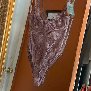 Lavender Lace Bodysuit
